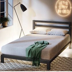 Queen frame bed new in box, factory sealed. We can deliver