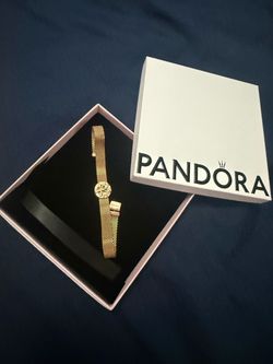 Pretty Pandora bracelet with family charm