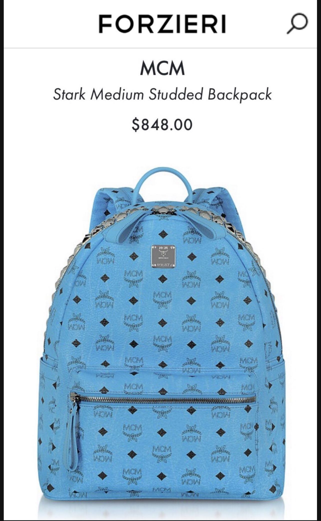 MCM SKY BLUE USED AUTHENTIC EURO RELEASE MCM BAG for Sale in Tampa, FL -  OfferUp