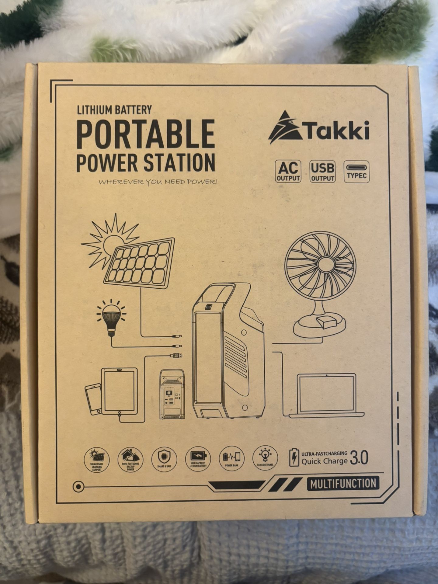 Portable lithium battery