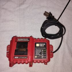 PORTER-CABLE PCC690L 20V Lithium-Ion Battery Charger - Red