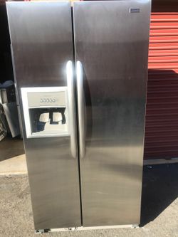 refrigerator brand kenmore measures 35 wide and 70 high 3 months warranty delivery and installation