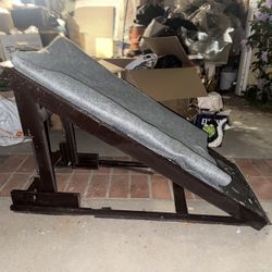 Custom Made Oak Dog Ramp