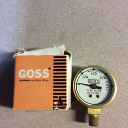 Brand New Goss 250 PSI Gauge