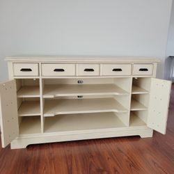 White Entertainment Center