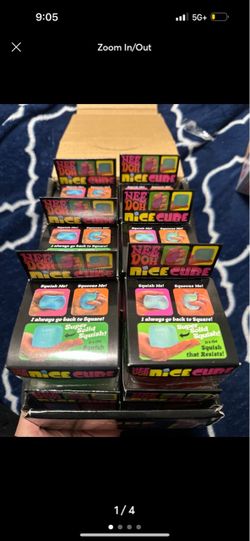Nee Doh Nice Cube Stress Toy Lot
