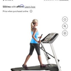 Healthrider Softstrider Crosswalk Folding Total Body Workout Treadmill $250