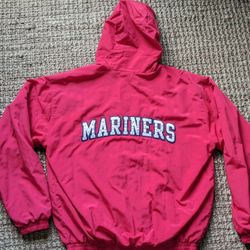 Vintage Seattle Mariners Zip-up Hooded Jacket 