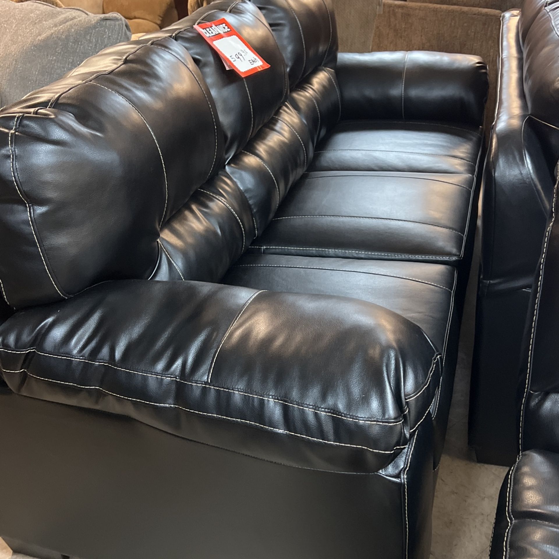 Brand new black or brown couch for 599 loveseat 599 brand new reclining rocker chair for 399