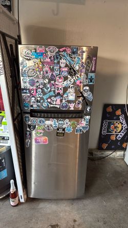 Garage Fridge with small freezer