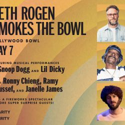 2x Tickets To Netflix Is a Joke Fest - Seth Rogen Smokes The Bowl 