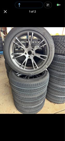 Tesla model Y rims and brand new tires