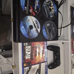 Playstation 4 Slim with games included