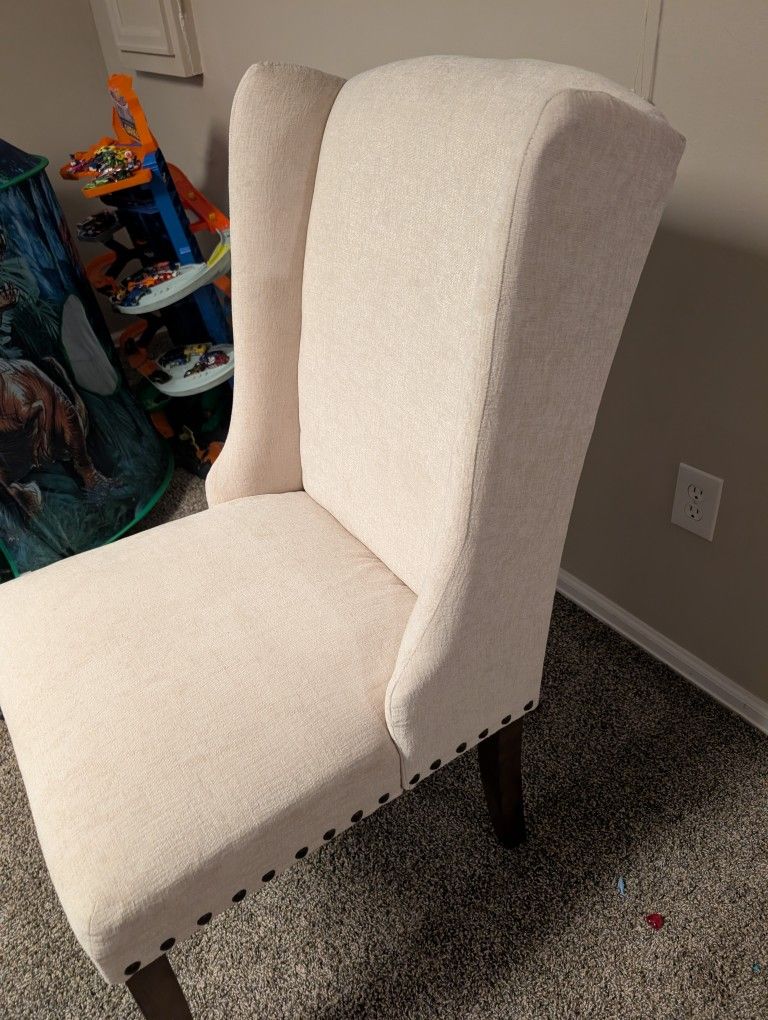 2 Dining Table Cushioned Chairs