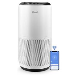 Levoit Core 400S-P Smart Air Purifier, Auto Mode, 3-Stage Filtration For Large Room