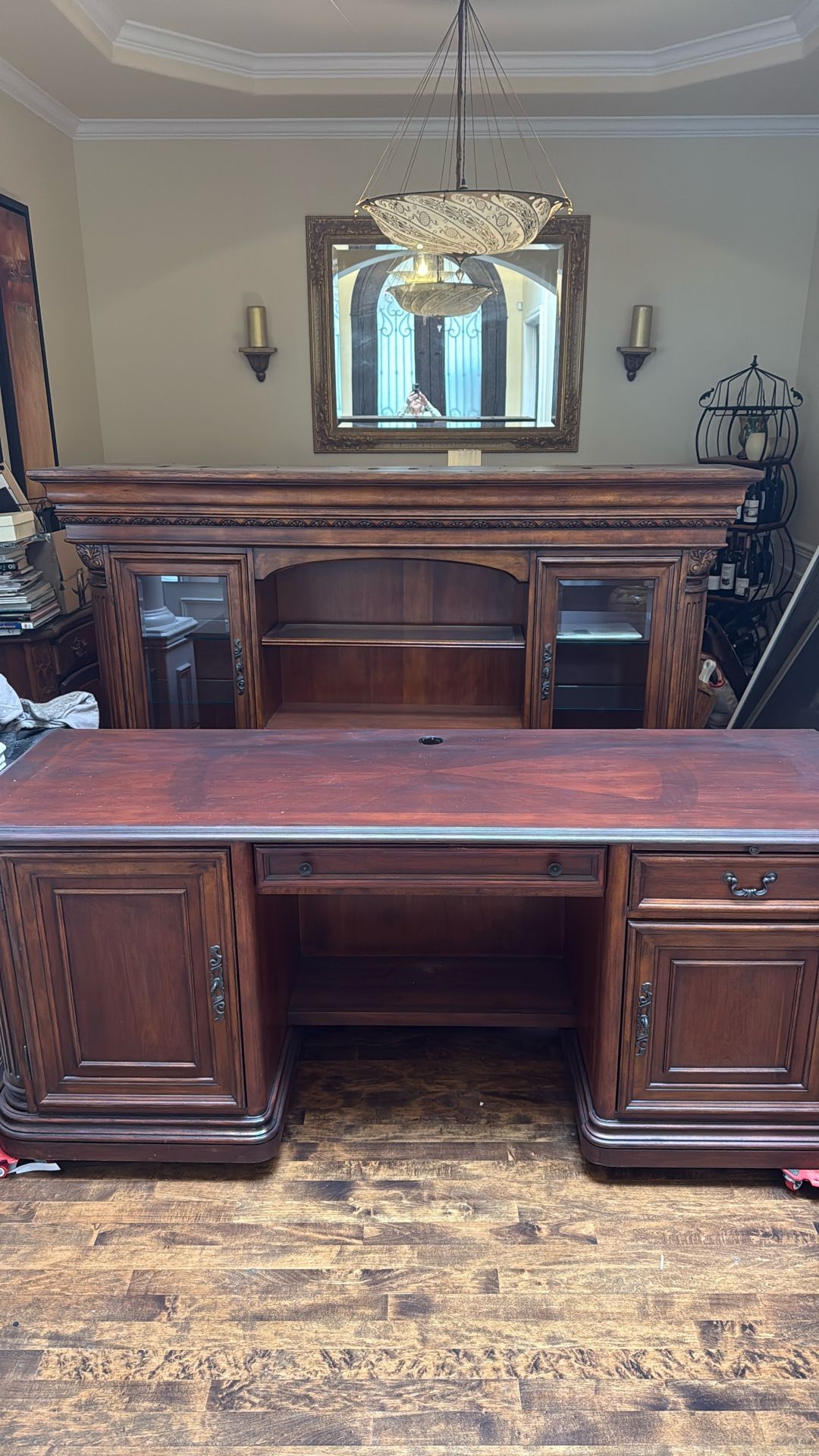 Telluride Computer Credenza Hutch