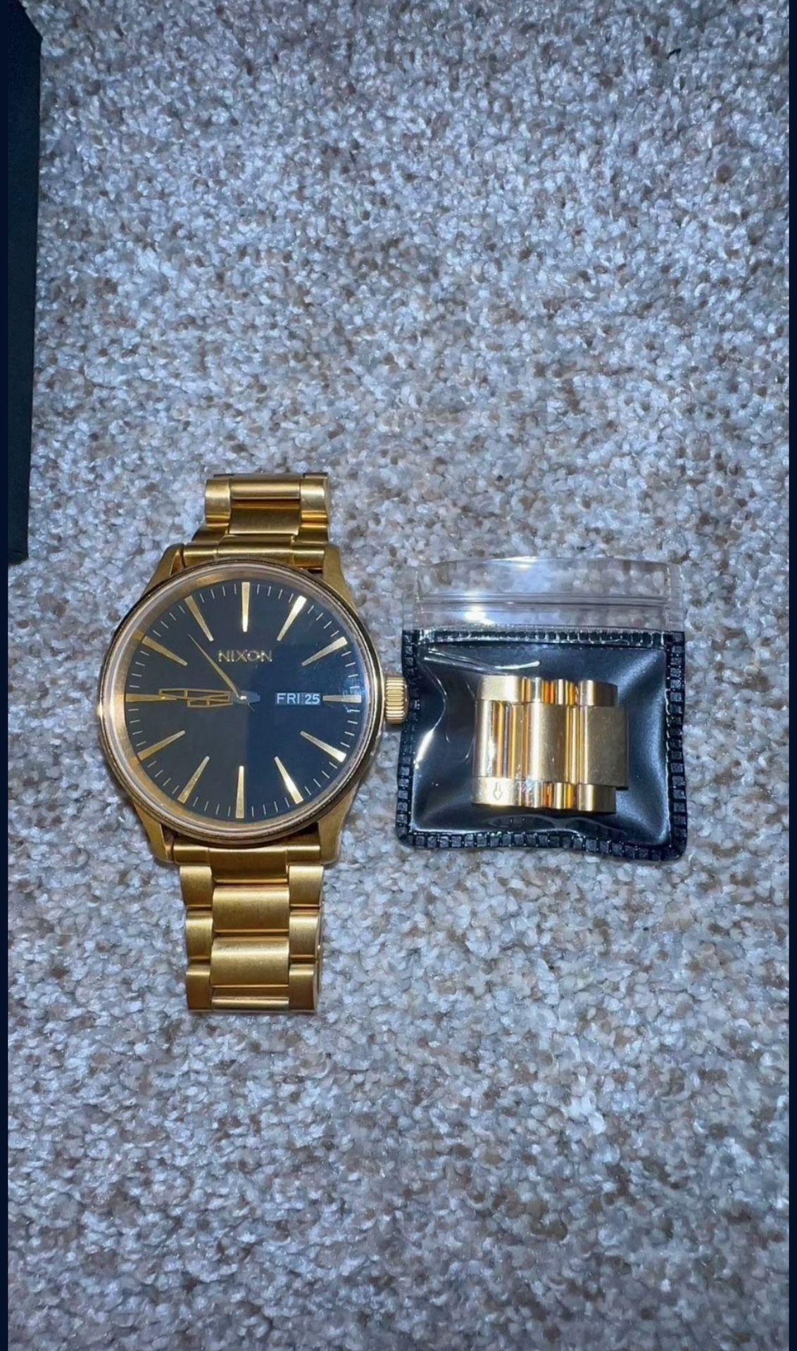 Gold Nixon Watch