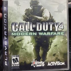 PlayStation 3 Call Of Duty 4 