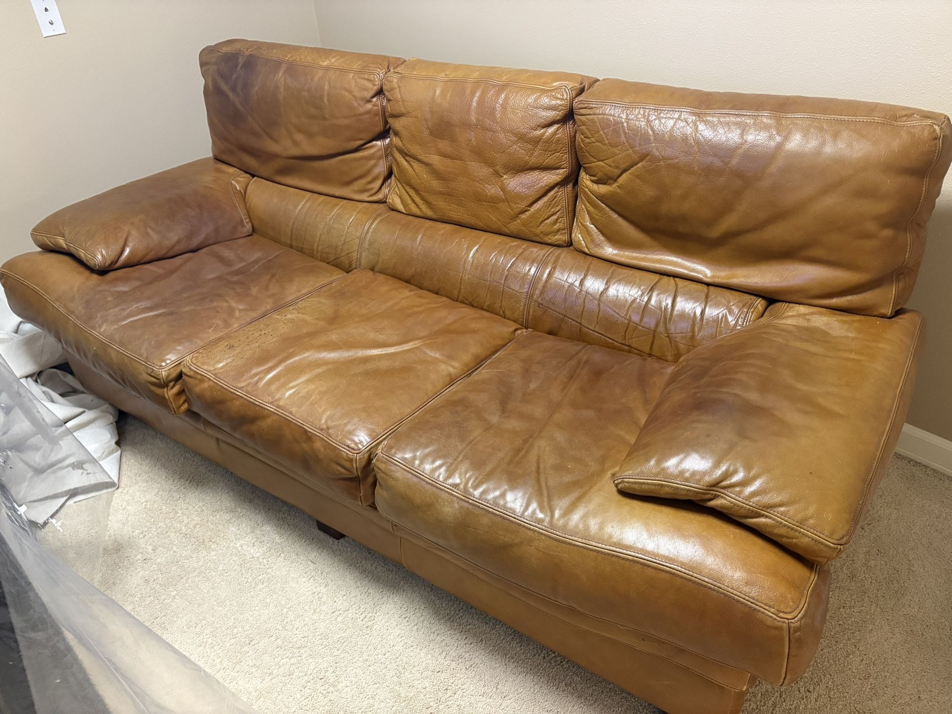 Free Leather Couch!!