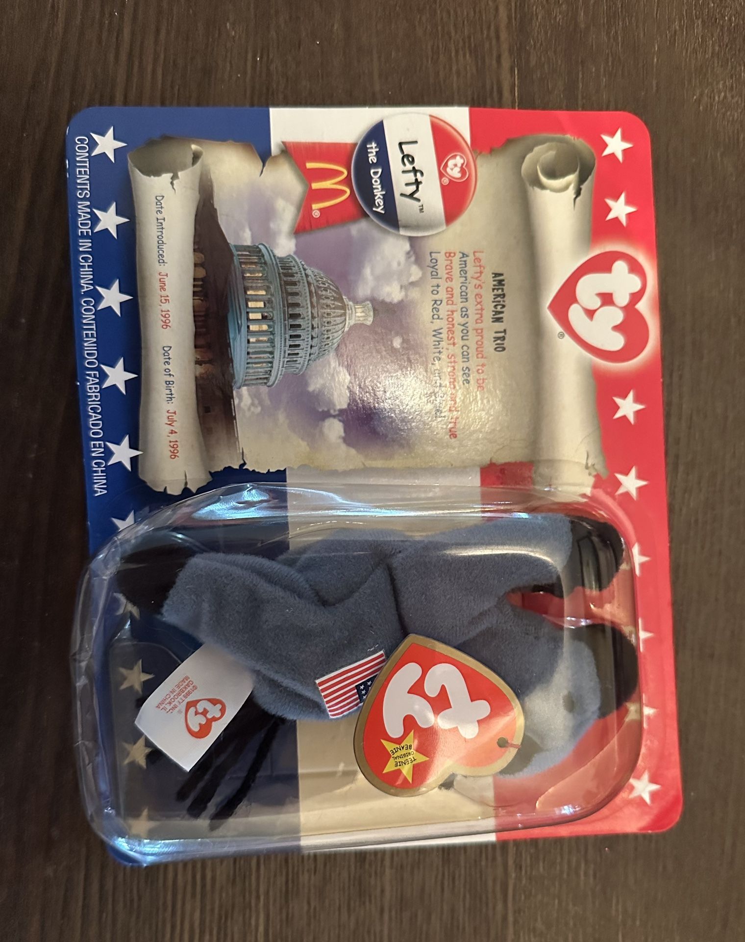 Beanie Baby Left The Donkey