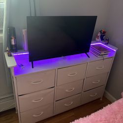 TV / Large Dresser with LED Light