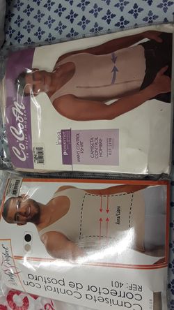 Camiseta control con corrector de postura una es talla m y la otra talla s son de hombre