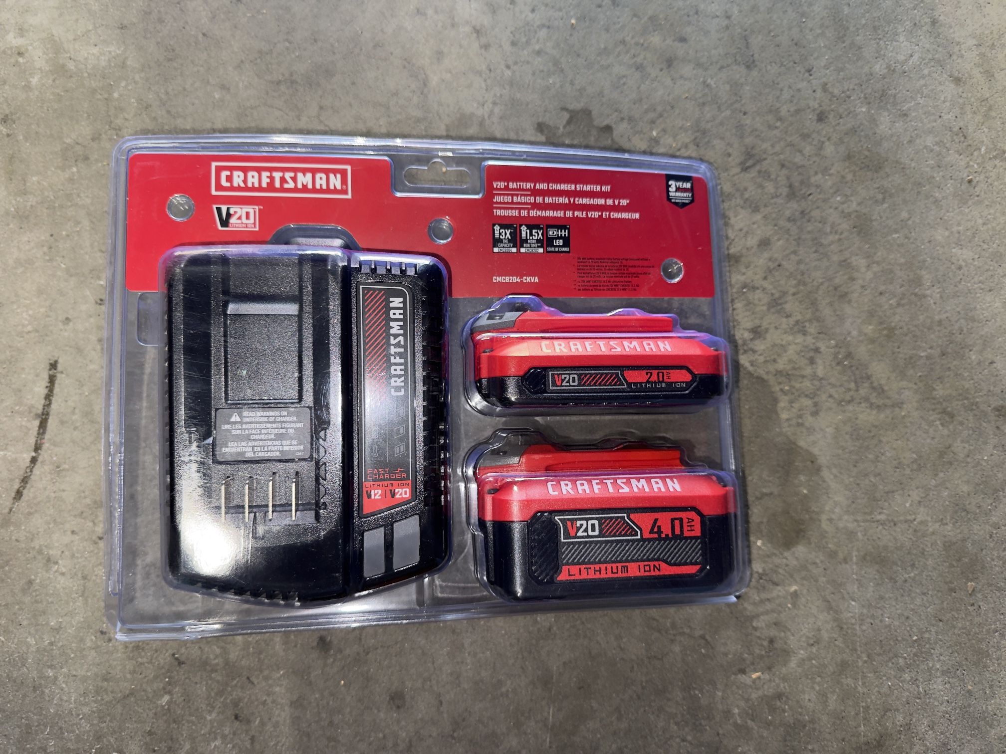 Craftsman Battery And Charger Kit
