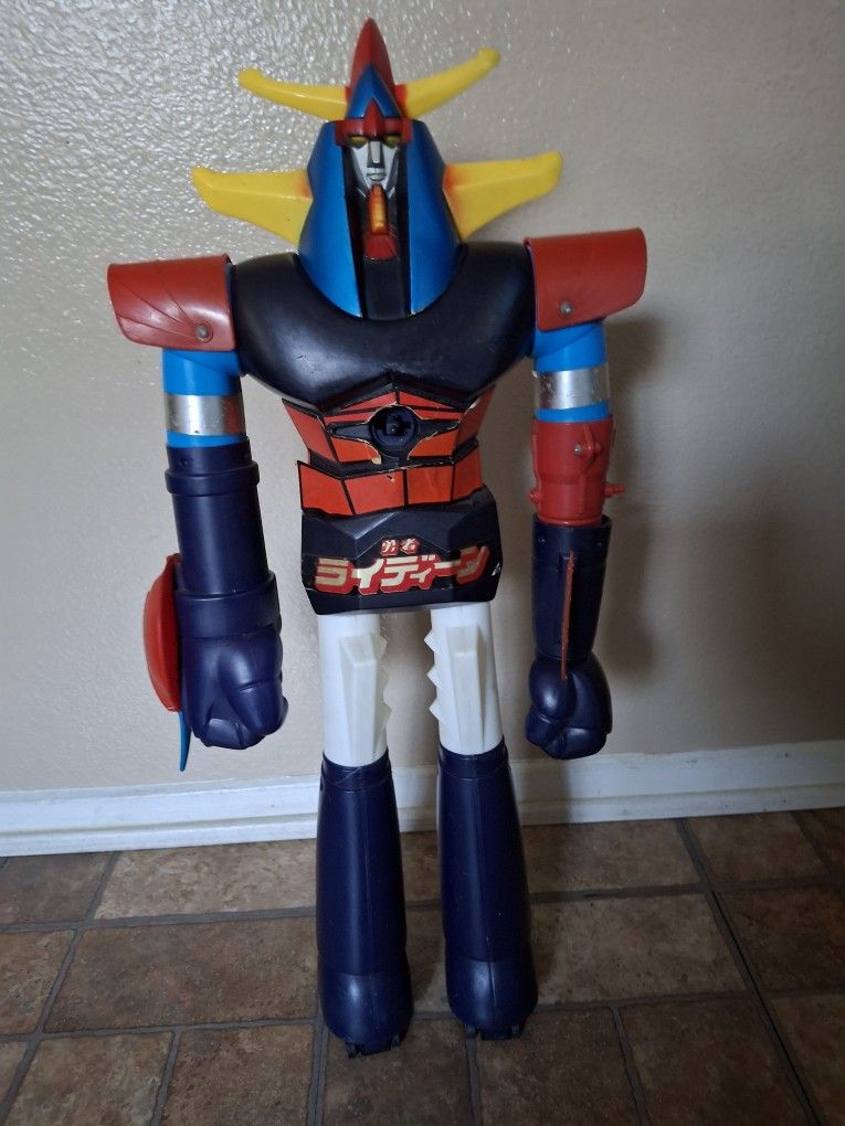 Vintage Shogun Warriors 1970s Raydeen Raideen Jumbo 24" Machinder Robot