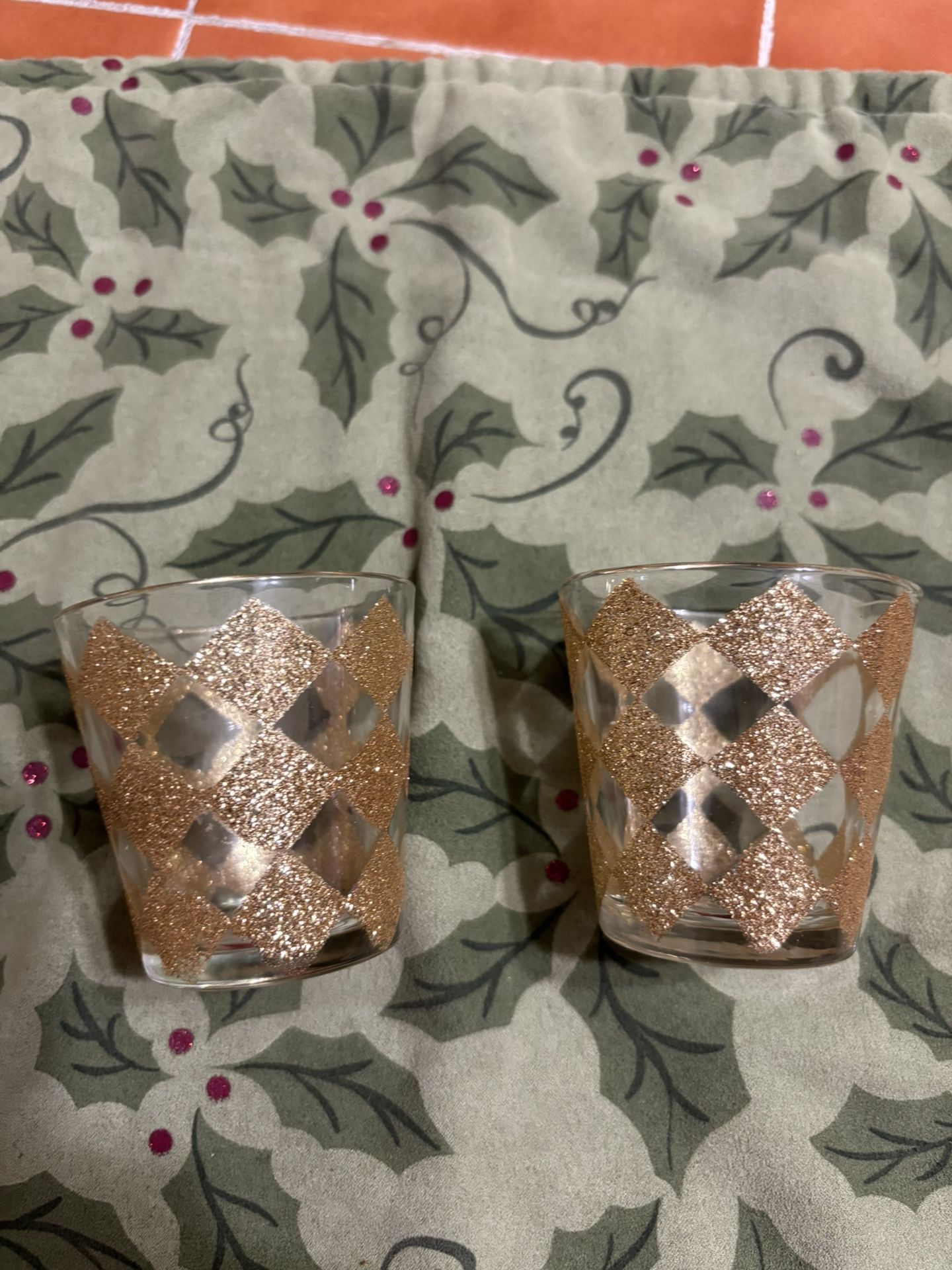 Holiday Candle Holders Set Of 2