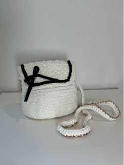 Elegance handmade crochet pouch bag