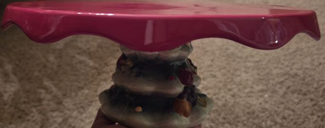 Home Interior Christmas Cake Or Display Plate