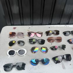 sunglasses lot 18 pairs