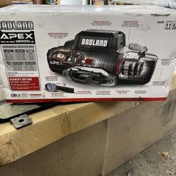 Badland Apex Truck/SUV 12,000 lb. Winch with Synthetic Rope & Wireless Remote