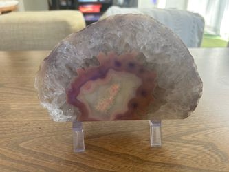 Geode light amethyst