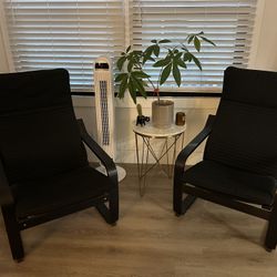 2 IKEA Poang Chairs And Ottoman Set - Will Sell Whole Set For $100 If You Pick Up This Week! 