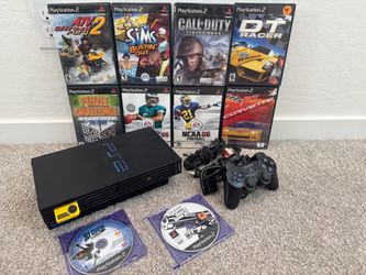 Sony PlayStation 2 w/ 10 Great Games including Grand Theft Auto!