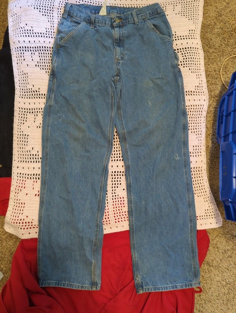 Blue Carhartt 32x34 Jeans