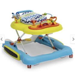 4-in-1 Discover & Play Musical Walker - Features 360 Degree Swivel Seat, Rocker and Walker Mode Machine-Washable Seat