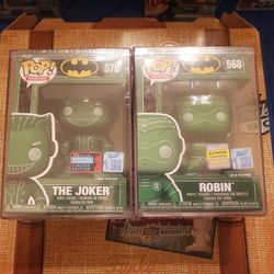 Joker And Robin LE Funko Pops