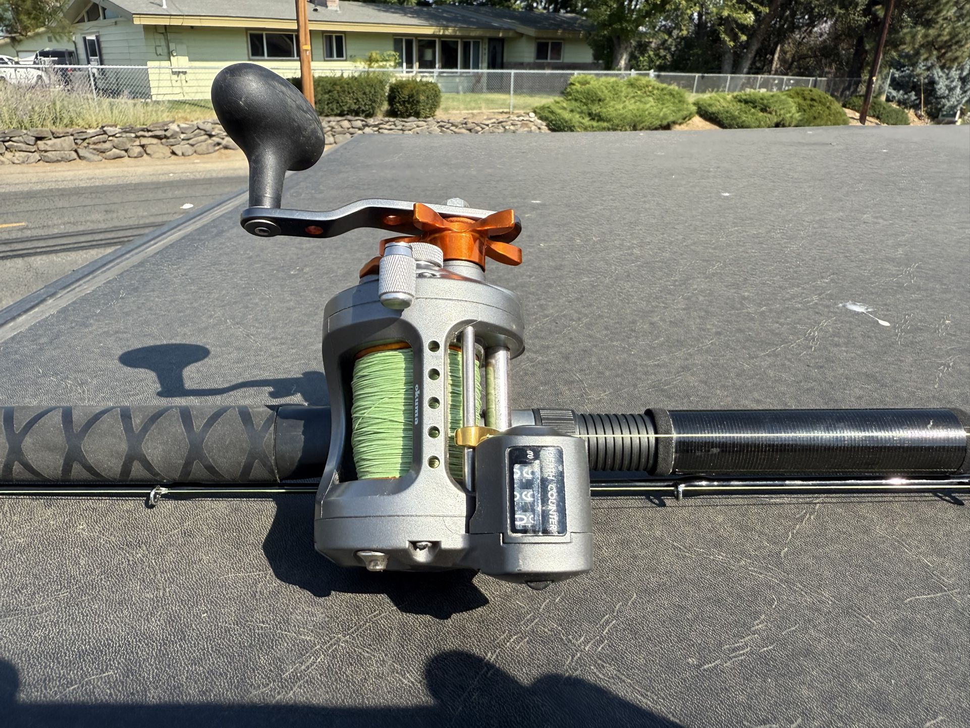 Lamiglas Redline 10’6” Heavy Action 12-30lb Salmon Rod And Reel