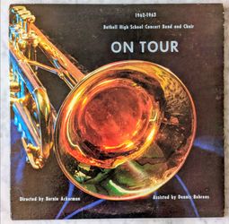 Vintage 1962 Washington Bothell High School Band Choir Vinyl Record LP ON TOUR