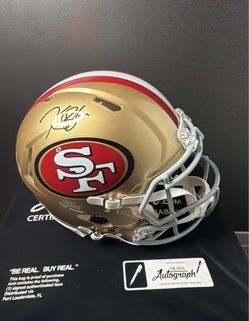 Kaelon Black San Francisco 49ers autographed full size helmet