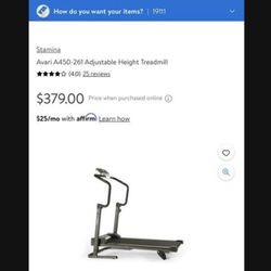 Treadmill for sale online by owner near me