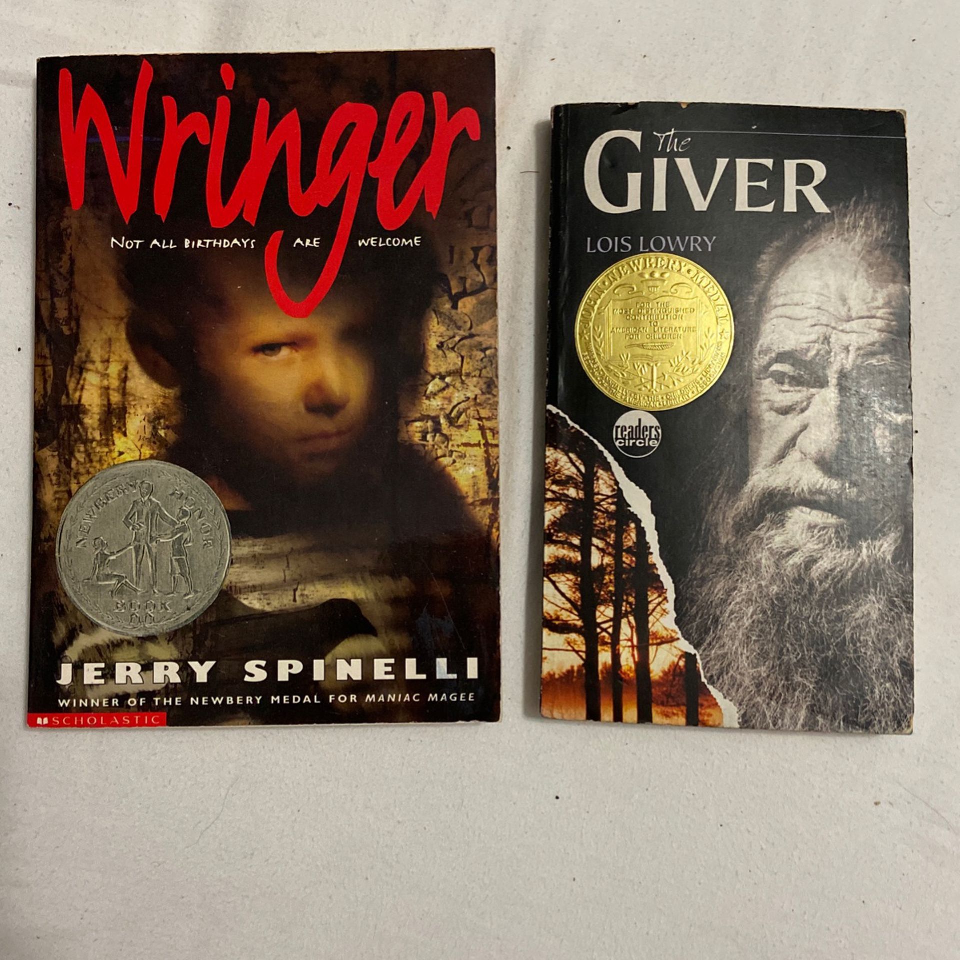 2 Fantastic Books,  Wringer And The Giver!  