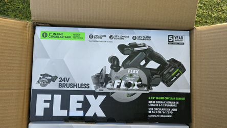 Flex 24v Circular Saw 6 1/2 In