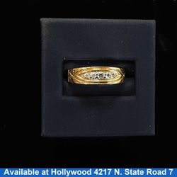 Ring - Wedding Band - Yellow Gold 14k (.585) 3 grams Size 8
