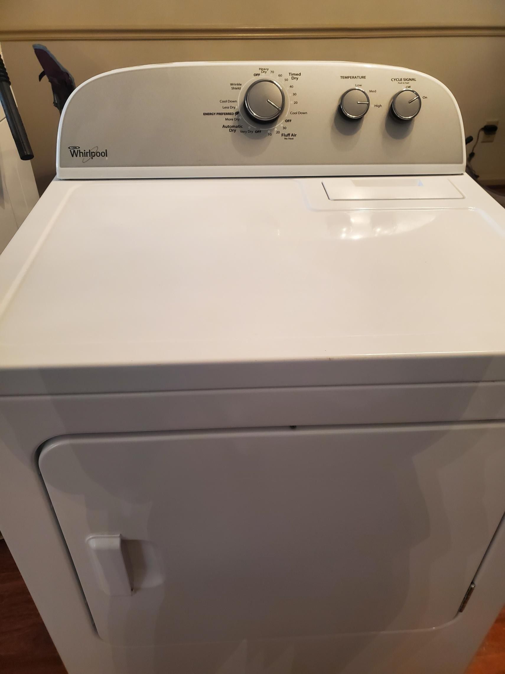 Dryer whirlpool