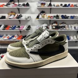 Jordan 1 Low Travis Olive 