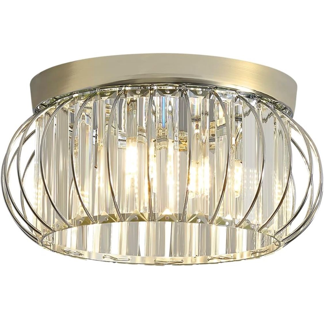 4-Light Flush Mount Ceiling Light Fixture