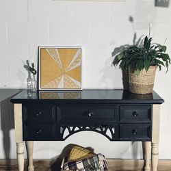 Black Entry table or TV Console